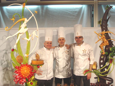 American Celebrity Chef on France National Pastry Team   International Patisserie Grand Prix