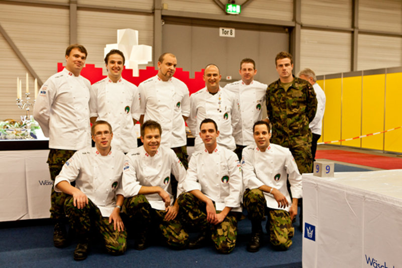 Switzerland National Military Team. Olympic Champions