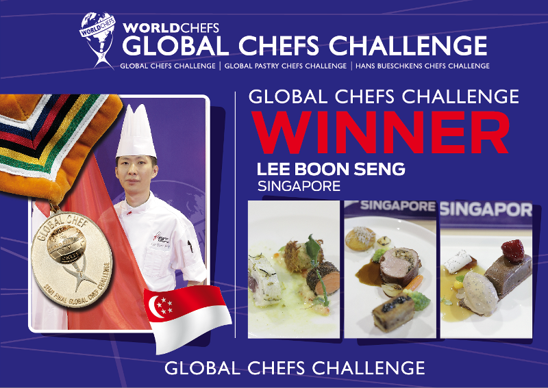 Singapore,Lee Boon Seng Champion Asia Regional Semi Final Global Chef Champion     