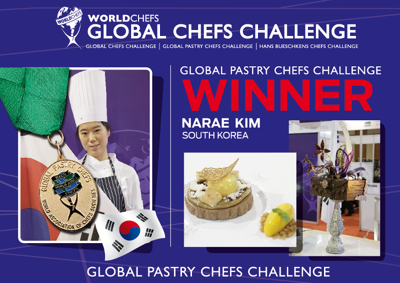 South Korea. Narae Kim, Global Pastry Chef Champion